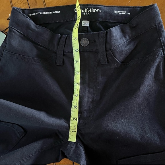 Goodfellow & Co Adaptive Fit Black Jeans Men Women 28x30 Seated Snap close NEW - Picture 9 of 11